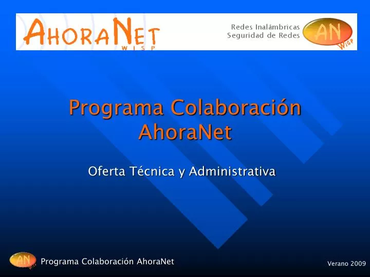 programa colaboraci n ahoranet