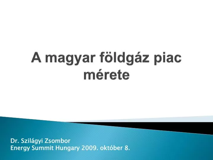 a magyar f ldg z piac m rete