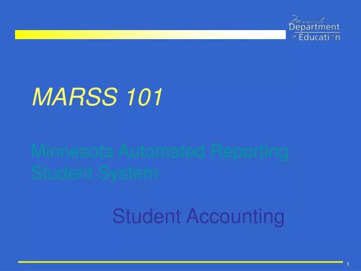 marss 101 minnesota automated reporting student system