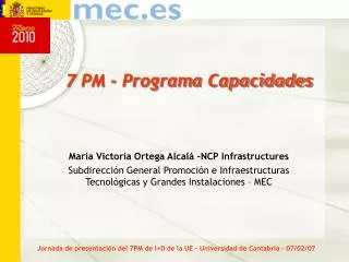 7 pm programa capacidades