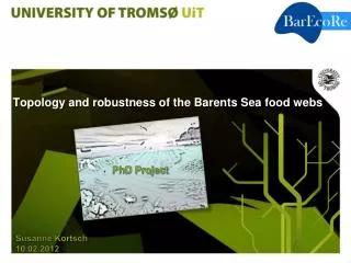 Topology and robustness of the Barents Sea food webs