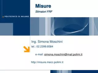 misure stimatori frf