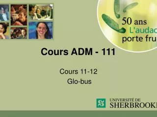 cours adm 111