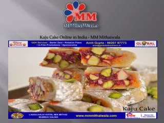 Kaju Cake Online in India - MM Mithaiwala