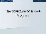 PPT - Structure of a C program PowerPoint Presentation, free download ...