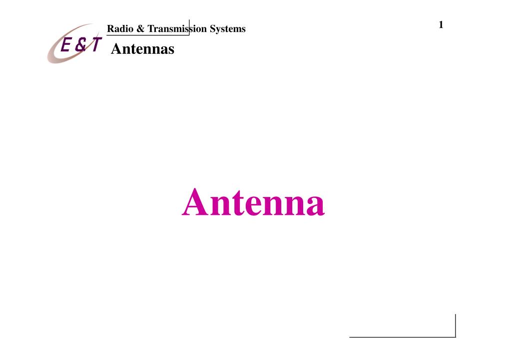 PPT - Antennas PowerPoint Presentation, free download - ID:5981795