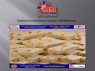 Traditional Sweets Online in Mumbai - MM Mithaiwala