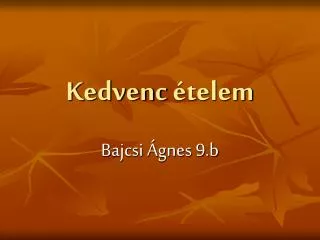 kedvenc telem