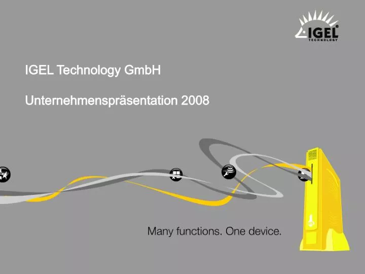 igel technology gmbh unternehmenspr sentation 2008