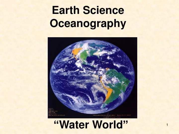earth science oceanography