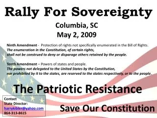 Rally For Sovereignty