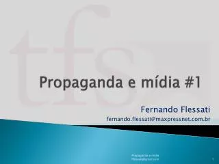 propaganda e m dia 1