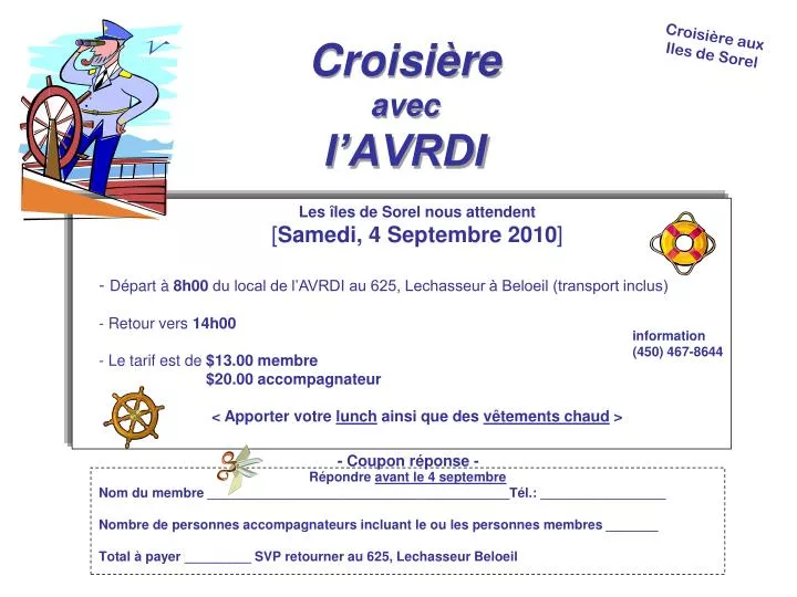 croisi re avec l avrdi