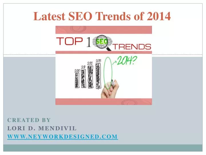 latest seo trends of 2014