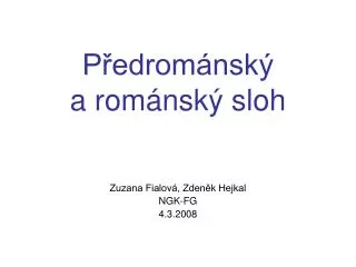 p edrom nsk a rom nsk sloh