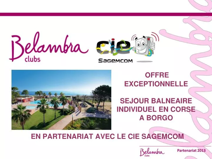 offre exceptionnelle sejour balneaire individuel en corse a borgo