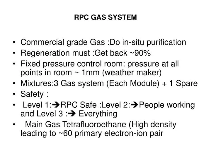 rpc gas system