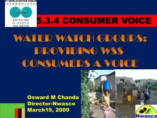 Osward M Chanda Director-Nwasco March19, 2009