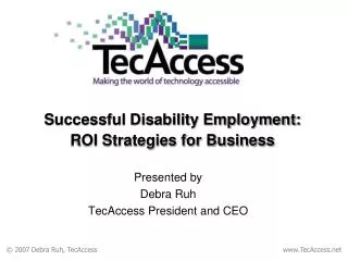 Successful Disability Employment: ROI Strategies for Business