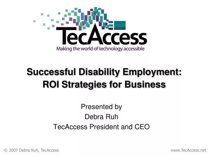 successful disability employment roi strategies for business