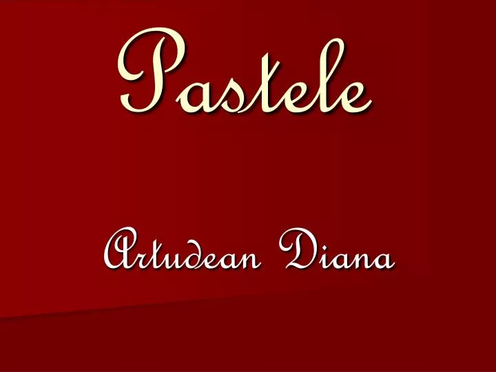 pastele