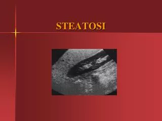 steatosi