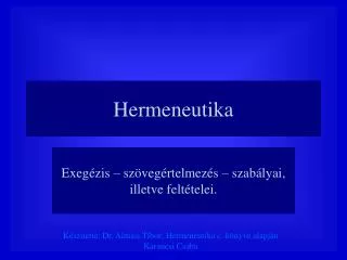 hermeneutika