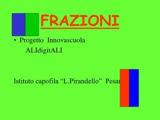 frazioni