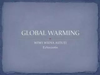 global warming