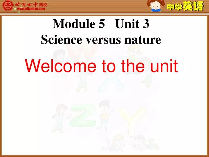 module 5 unit 3 science versus nature