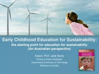 Early Childhood Education for Sustainability: