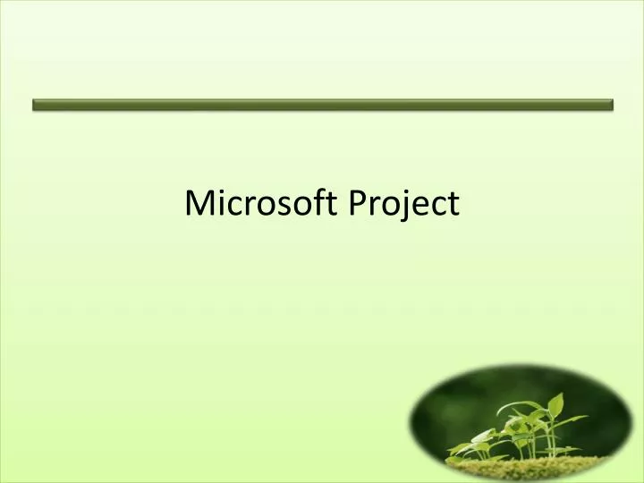 microsoft project