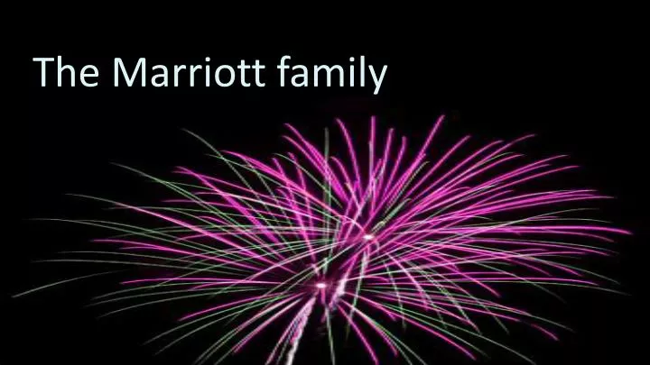 the marriott family
