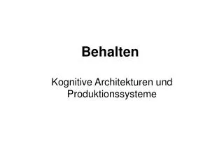 behalten