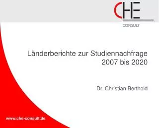 l nderberichte zur studiennachfrage 2007 bis 2020