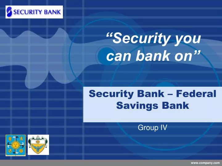 security bank federal savings bank