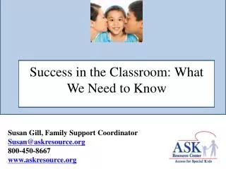 success in the classroom what we need to know