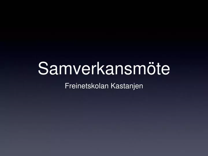 samverkansm te