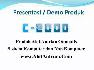 presentasi demo produk