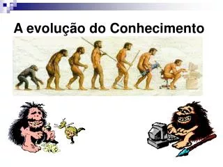 a evolu o do conhecimento