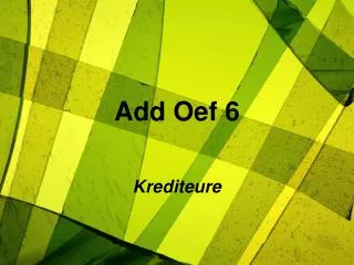 add oef 6