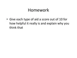 Homework