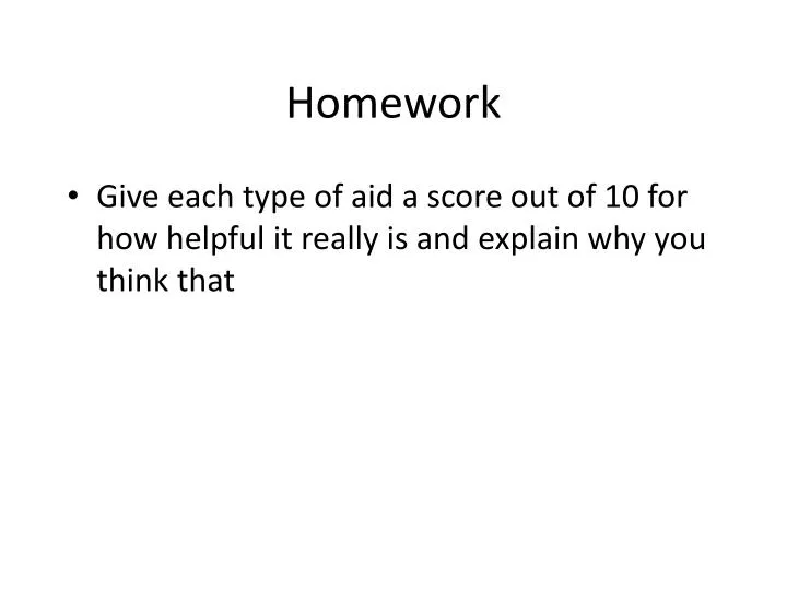 homework