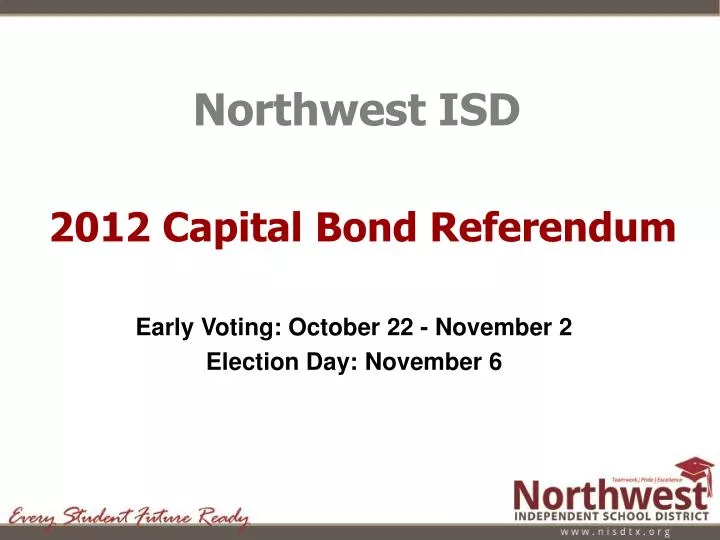 2012 capital bond referendum