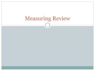 Measuring Review