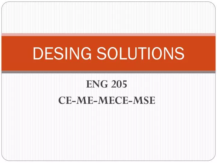 desing solutions