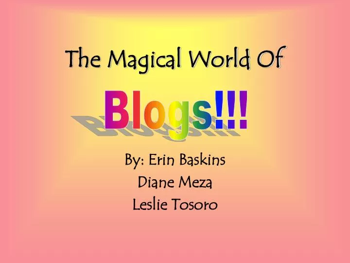 the magical world of