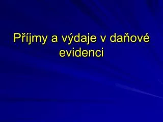 p jmy a v daje v da ov evidenci