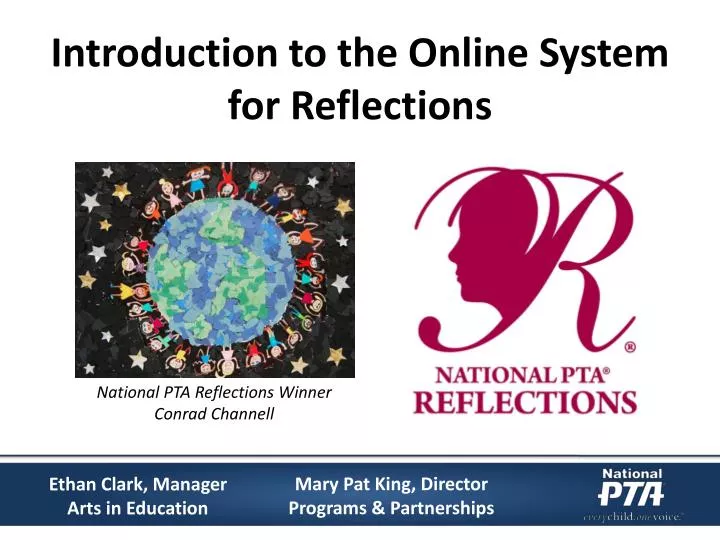 introduction to the online system for reflections