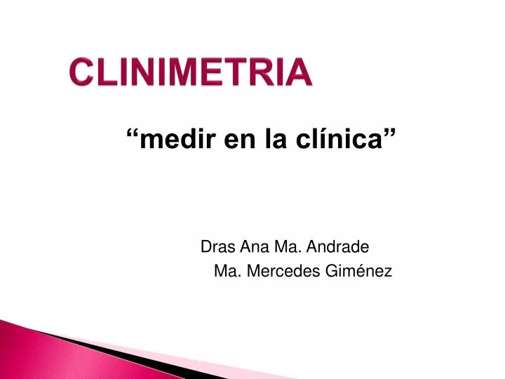 clinimetria